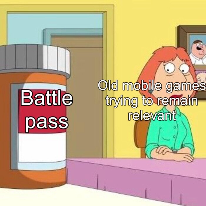 Battle pass Old mobile games trying to remain relevant
