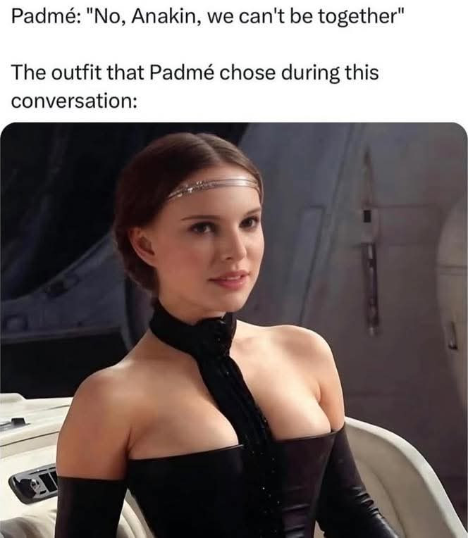 The outfit that Padme chose during this conversation: