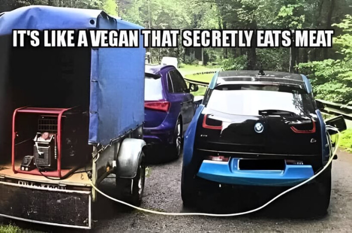 IT'S LIKE A VEGAN THAT SECRETLY EATS MEAT