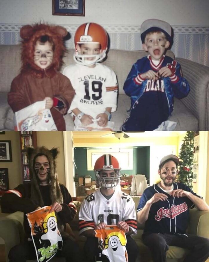 Share your funniest then-and-now family photo!