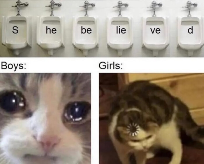 he be lie ve d Boys: Girls: