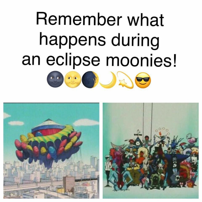 Remember what happens during an eclipse moonies!