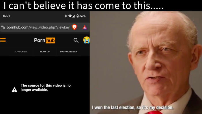 I can't believe it has come to this. * @4036% 16:21 % pornhub.com/view_video.php?viewkey hub LIVE CAMS 8OO-PHONE- The source for this video is no longer available. won the last election, so i's my decision.
