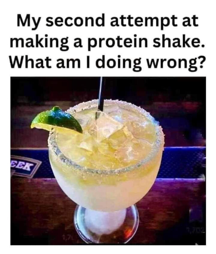 My second attempt at making a protein shake. What am I doing wrong? CER