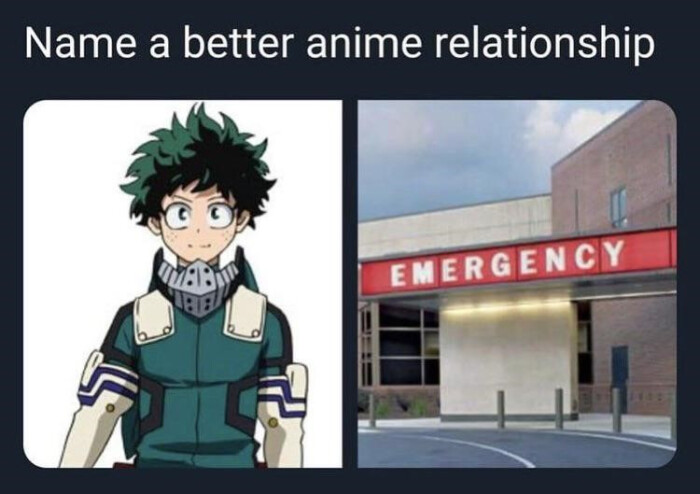 Name a better anime relationship EMERGENCY