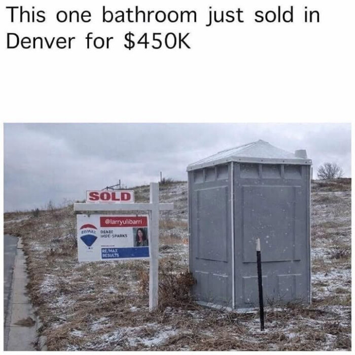 This one bathroom just sold in Denver for