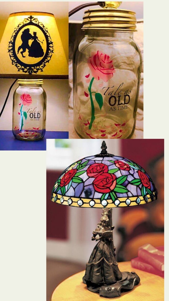 Shere a shelf in your home decorated with Disney-themed inspired item, books, or toys.