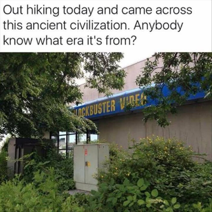 Out hiking today and came across this ancient civilization. Anybody know what era it's from? MAINBUSTER VANES