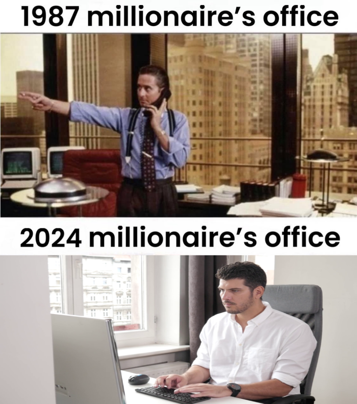 1987 millionaire's office 2024