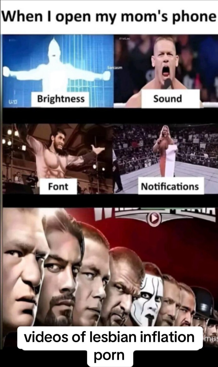 When I open my mom's phone Brightness Sound Font Notifications videos of lesbian inflation