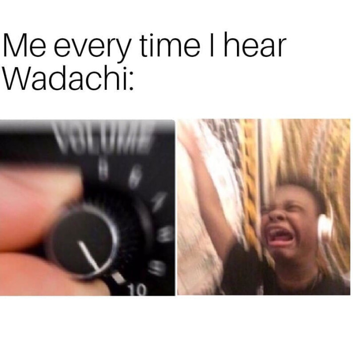 Me every time I hear Wadachi:
