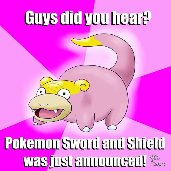 Guys did vou heart? Pokemon Sword and Shield was lust announced! so