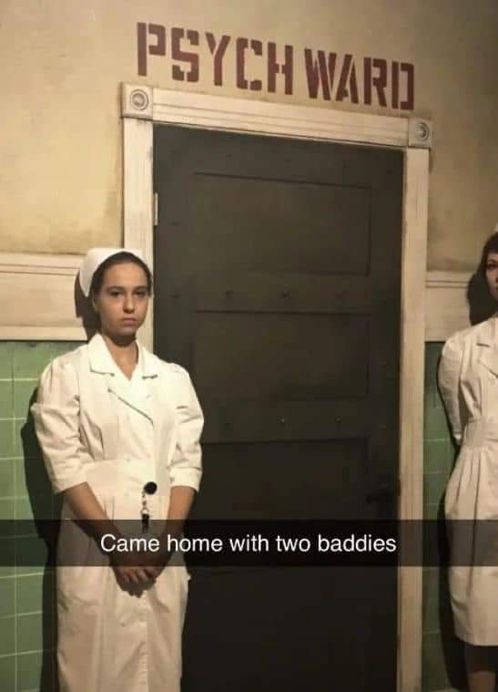 DEYCH WARD Came home with two baddies