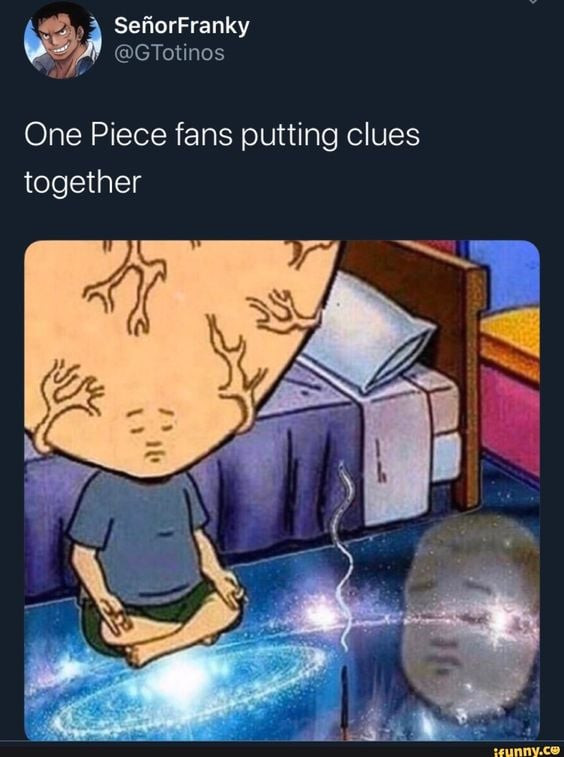 SenorFranky One Piece fans putting clues together