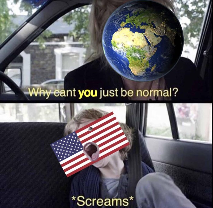 Why cant you just be normal? *Screams*