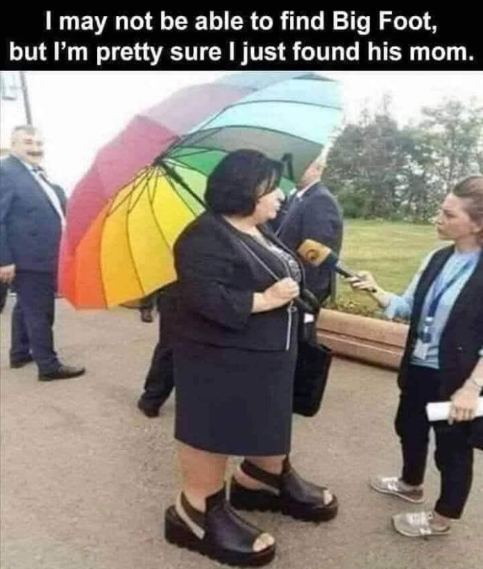 I may not be able to find Big Foot, but l'm pretty sure just found his mom.