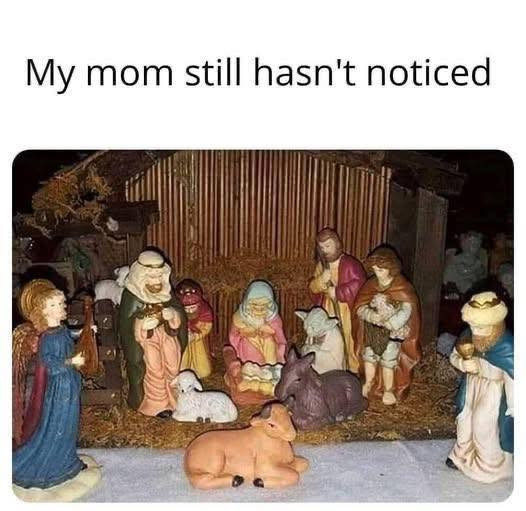 My mom still hasn't noticed