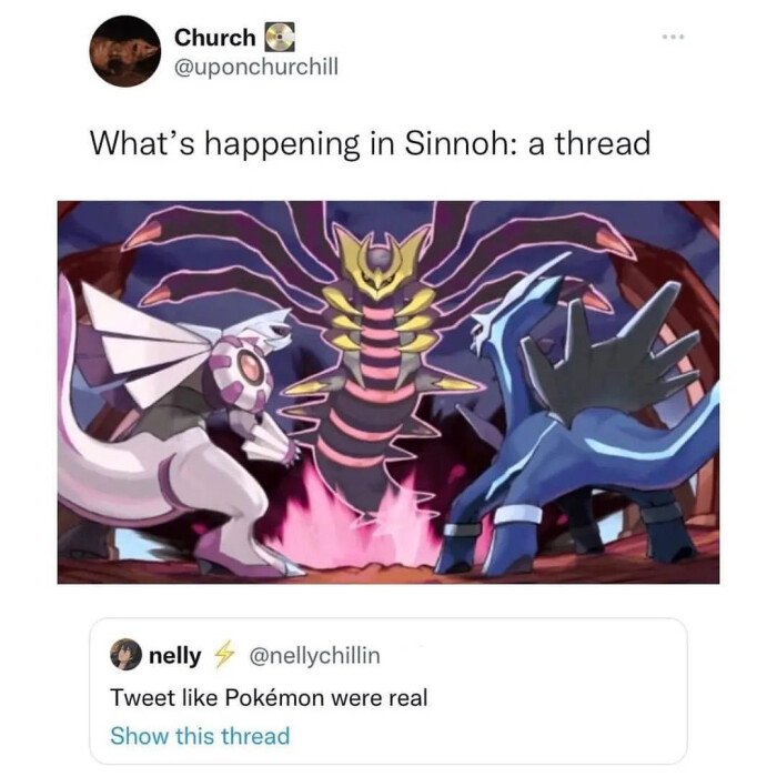 What's happening in Sinnoh: a thread nelly