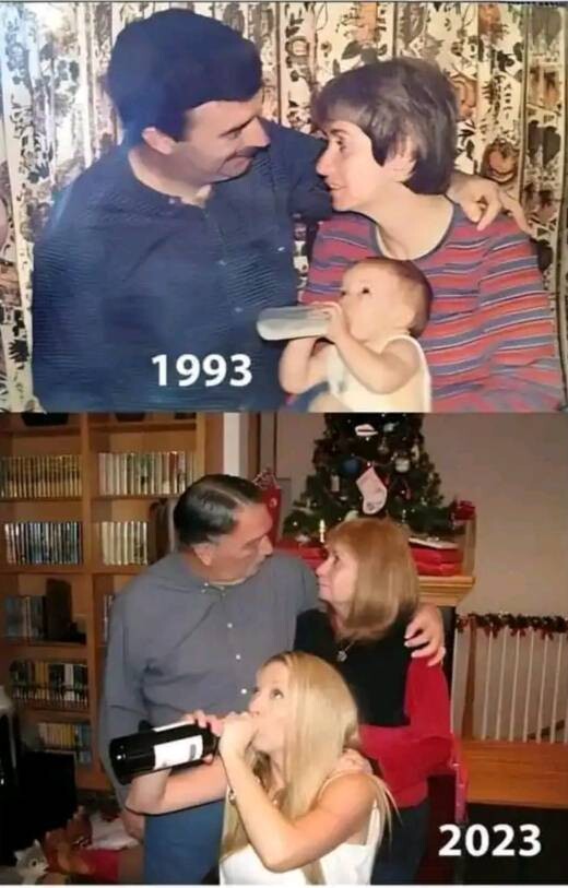 Share your funniest then-and-now family photo!