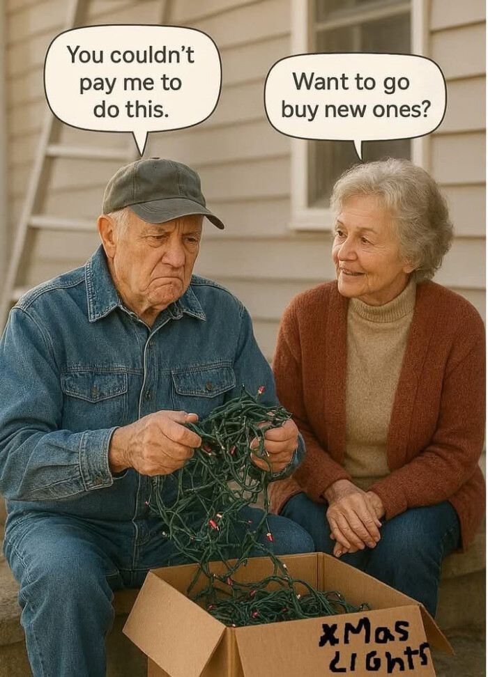 You couldn't pay me to do this. Want go buy new ones? XMas