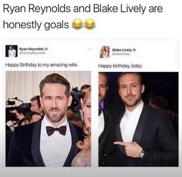 Ryan Reynolds and Blake Lively are honestly goals o Happy Birthday to my amazing wife. birthday, baby.