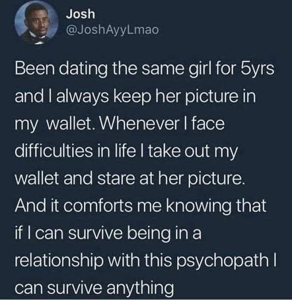 Josh Been dating the same girl for