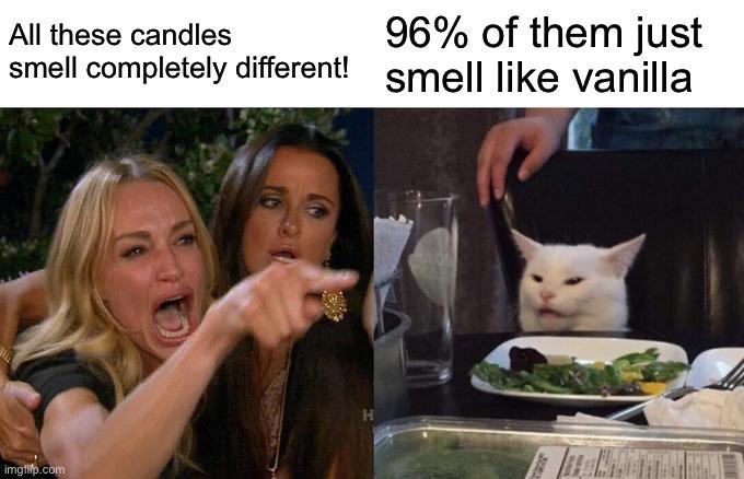 All these candles 96% of them just smell completely different! like vanilla imgitip.com