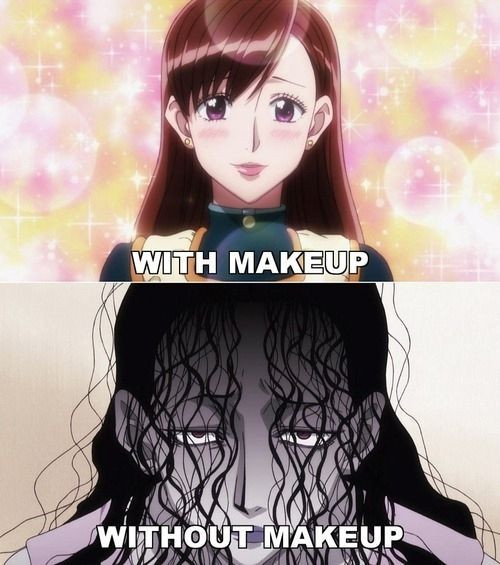WITH MAKEUP WITHOUT