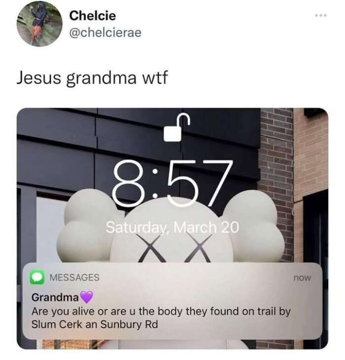 Chelcie Jesus grandma wtf
