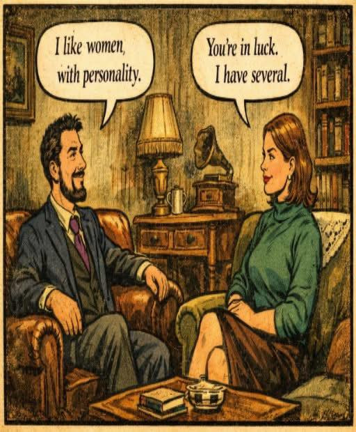 I like women, with personality. You're in luck. have several.