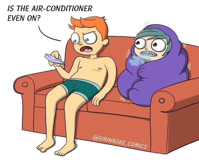 IS THE AIR-CONDITIONER EVEN ON?
