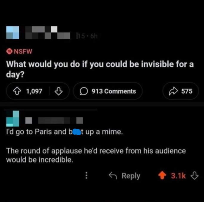 What would you do if could be invisible for