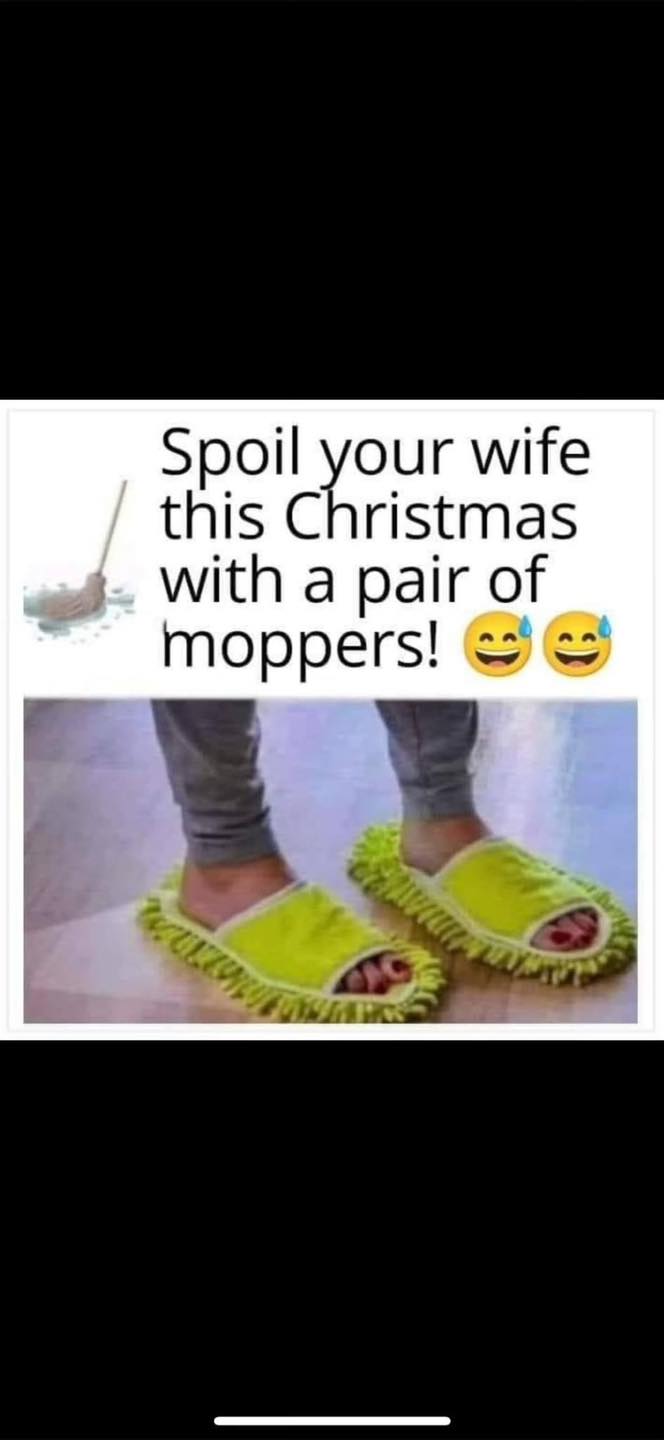 Spoil your wife this Christmas with a pair of moppers! @ ULES