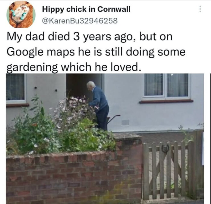Hippy chick in Cornwall My dad died