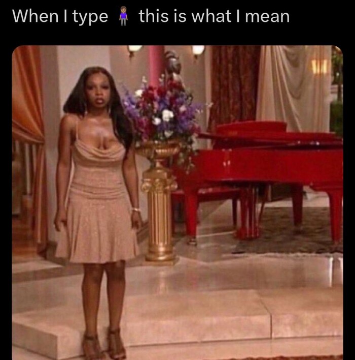 When I type # this is what mean