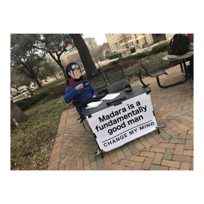Madara is a fundamentally good man CHANGE MY MIND
