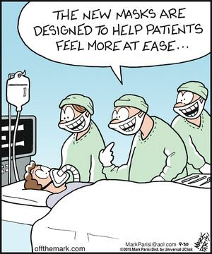 THE NEW MASKS ARE DESIGNED TO HELP PATIENTS FEEL MORE AT EASE.