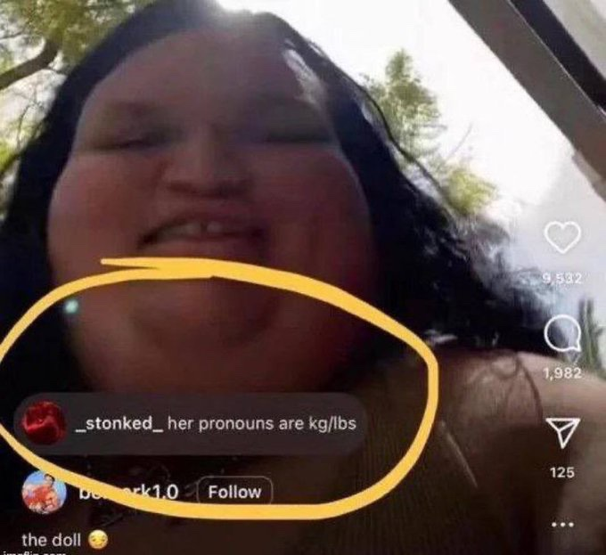 her pronouns are