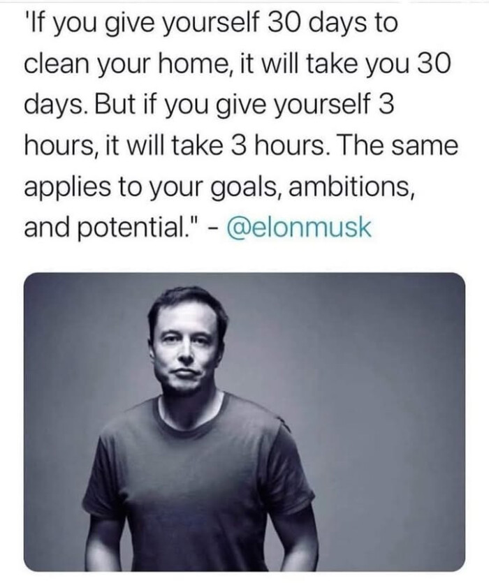 you give yourself
