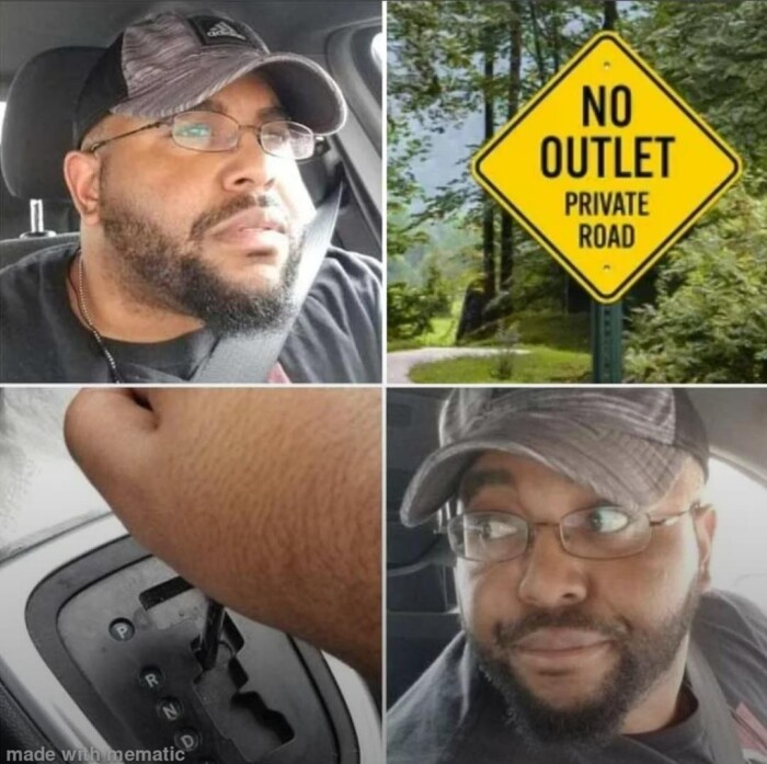NO OUTLET PRIVATE ROAD made womematic