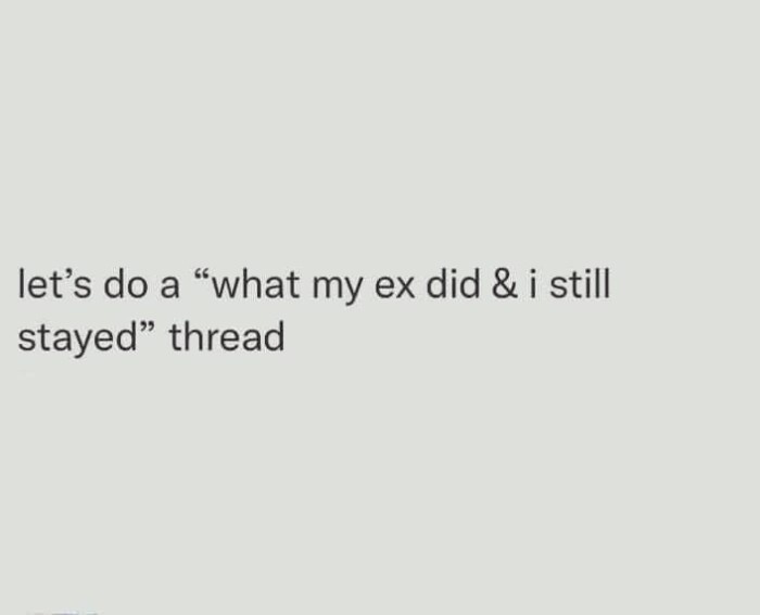 did & i still stayed" thread