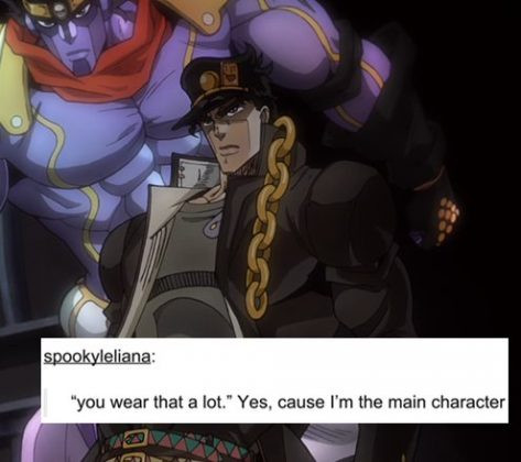 spookyleliana: "you wear that a lot." Yes, cause I'm the main character